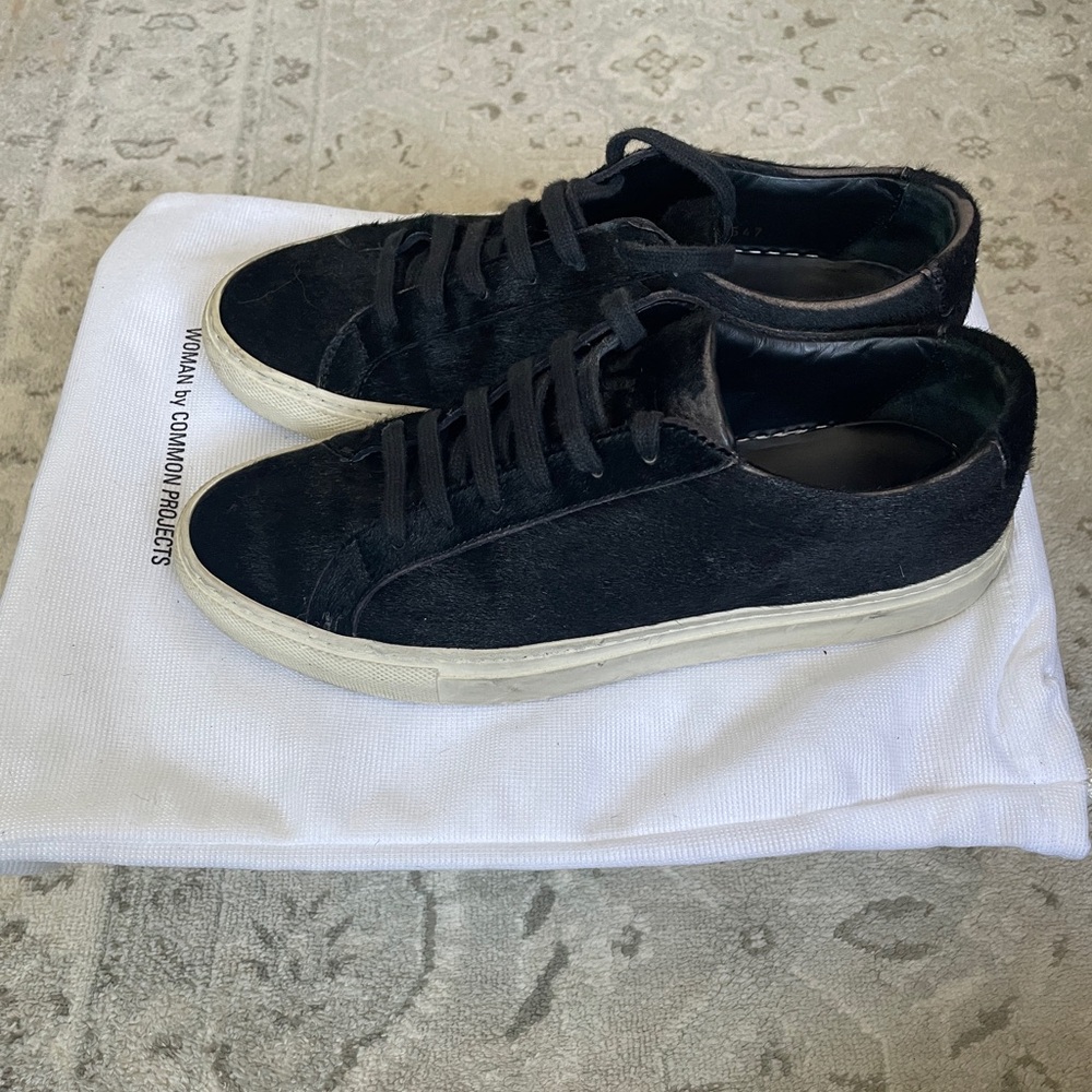 Woman by Common Projects Limited Edition in Black Pony Hair